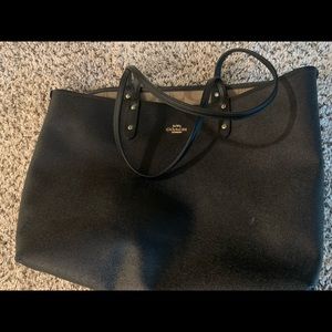 Black Coach Tote Bag